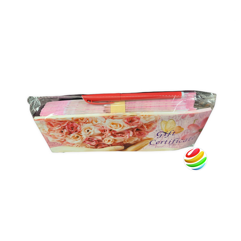 Gift Certificates 3, Envelope with 1 pc Pen For Salon, Spa