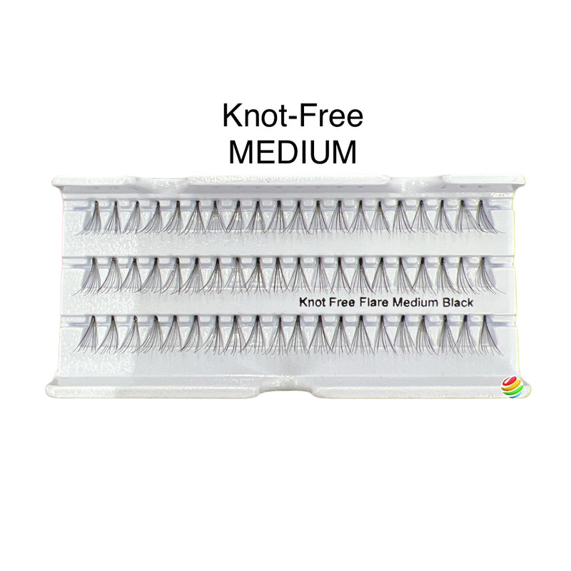 Flare Lashes - Natural Medium Flare Lash (Knot-Free Flares)