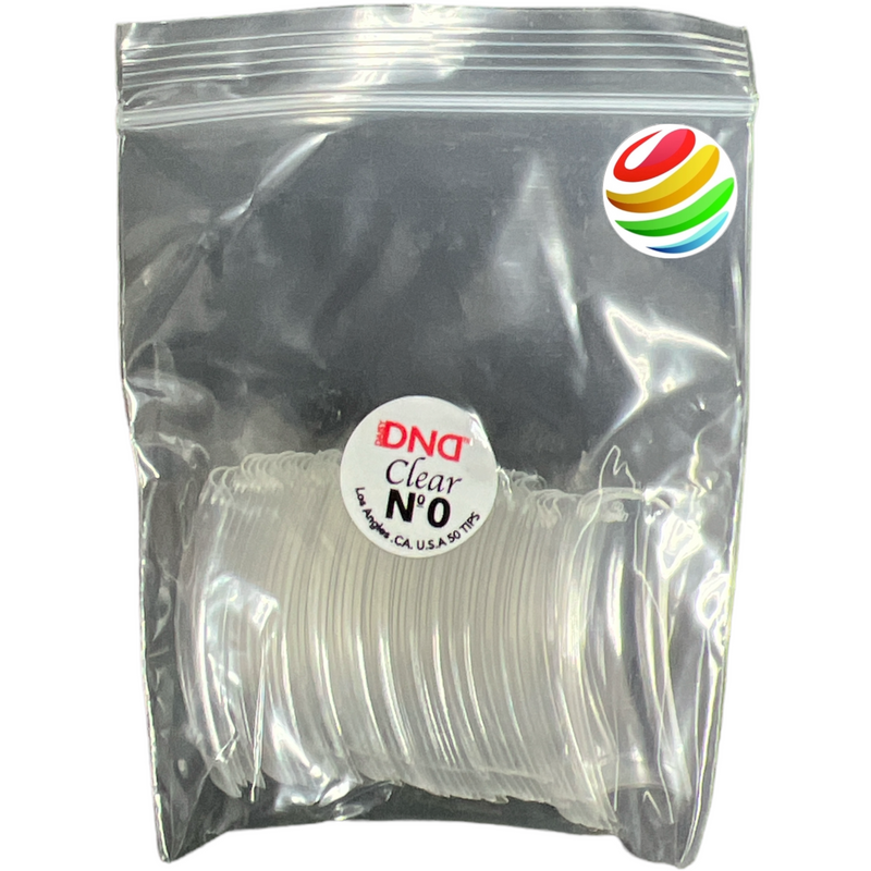 DND Clear Tips 50ct/bag