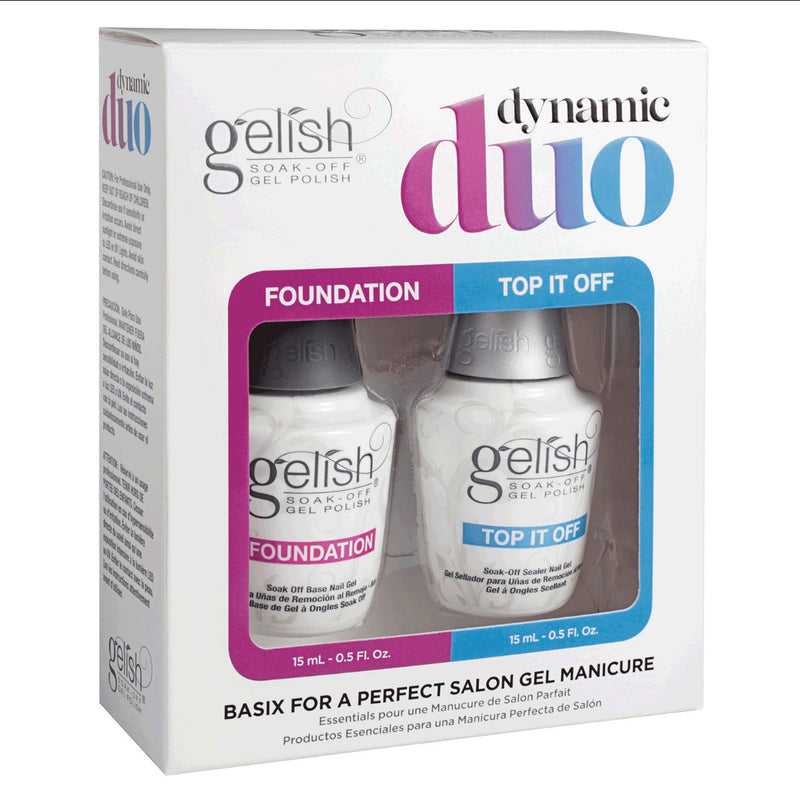 Gelish Base & Top Duo (Foundation & Top it Off)
