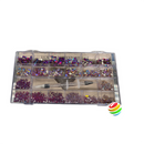 Luxury Rhinestones Crystal Set w/Picker (10) Purple & Gold