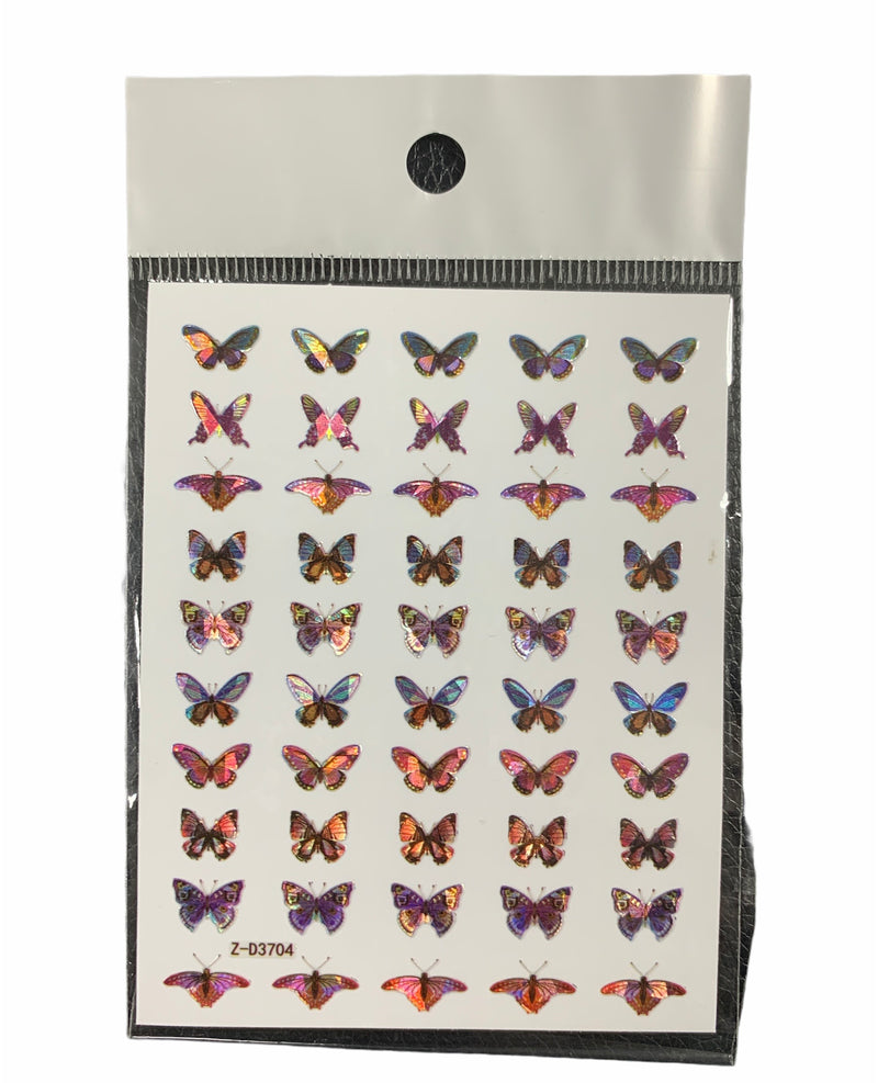 Butterflies Nail Sticker 9250-704