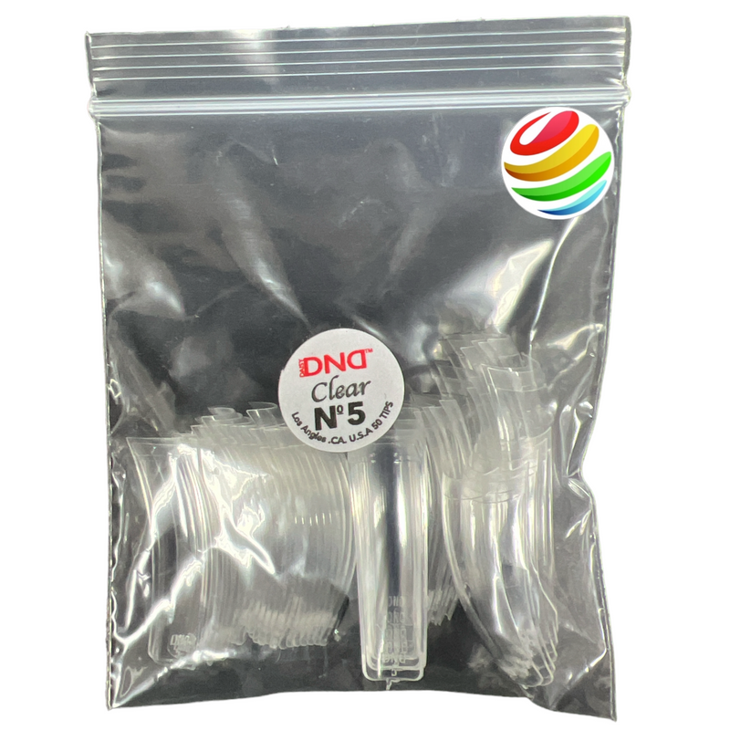 DND Clear Tips 50ct/bag