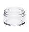 Clear PVC Thick Wall Jar Jar 1/2 oz with Lid