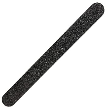 Nail File 7” 80/80 grit COARSE Round (Black with Blue Center)