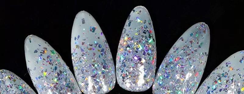 Nail Art Laser Holographic Glitter Shimmering Flakes 9767