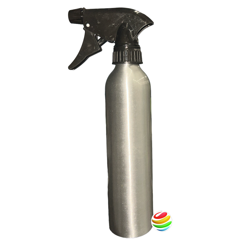 Aluminum Spray Bottle, 8 oz Silver