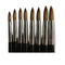 Acrylic Brush - Professional iBrush 100% Pure Kolinsky | Black Handle 8”