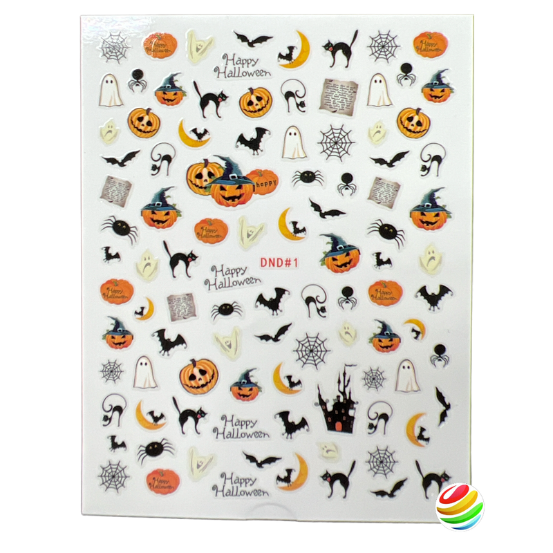 Halloween Nail Sticker Collection Set 1-6