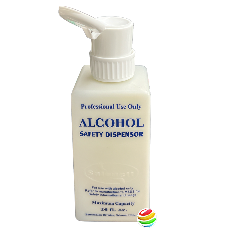 Salonett- Alcohol Dispenser Bottle 24 oz.