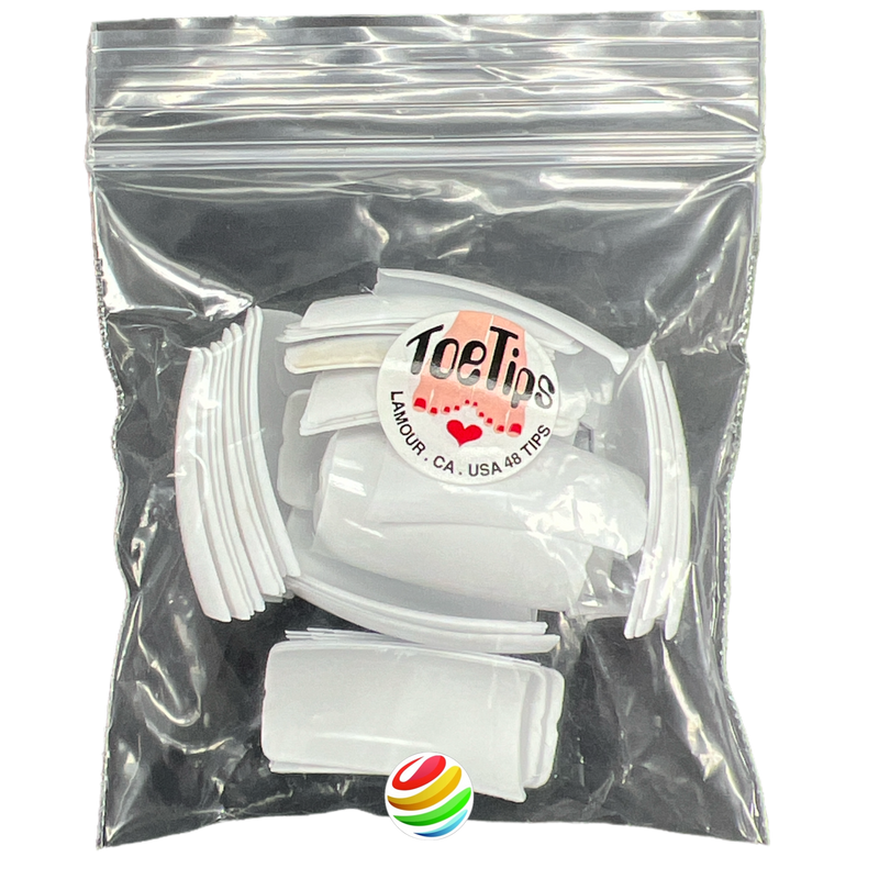 Lamour Toe Tips French (White) 50ct/bag