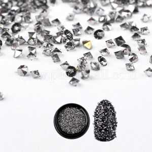 Nail Art Rhinestone Diamond Shape Dark Gray 6101-01A