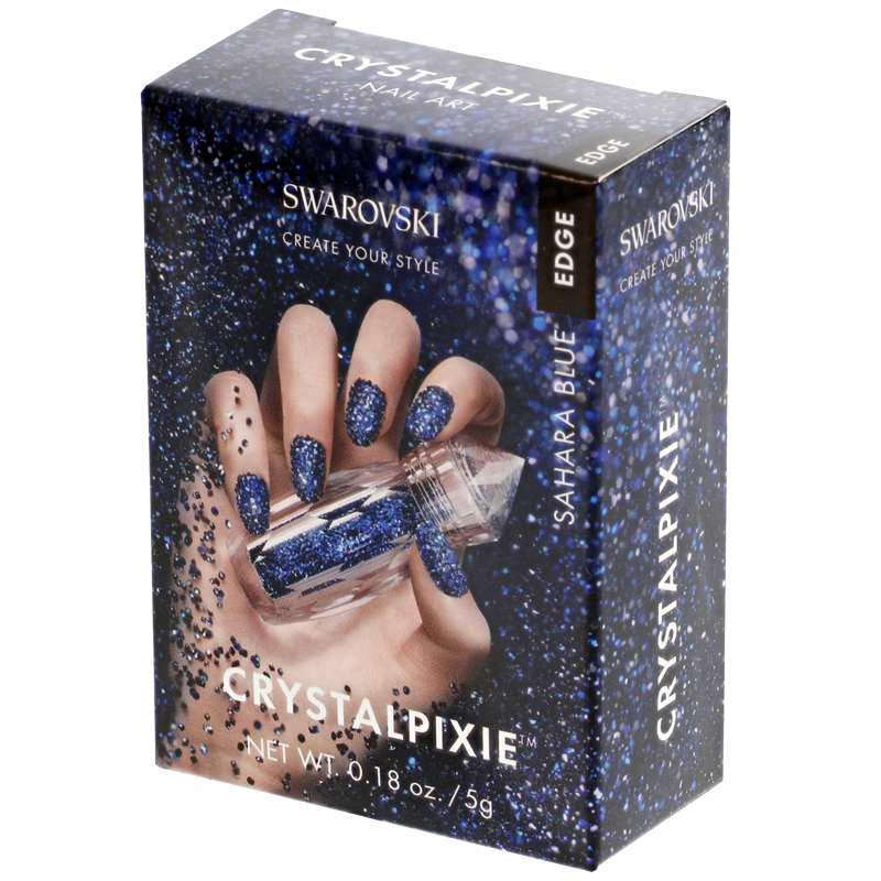 Swarovski  CrystalPixie - Sahara Blue EDGE Edge Serie (Diamond Dust)