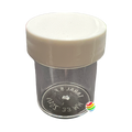 Clear PVC Thin Wall Jar 1/2 oz with Lid