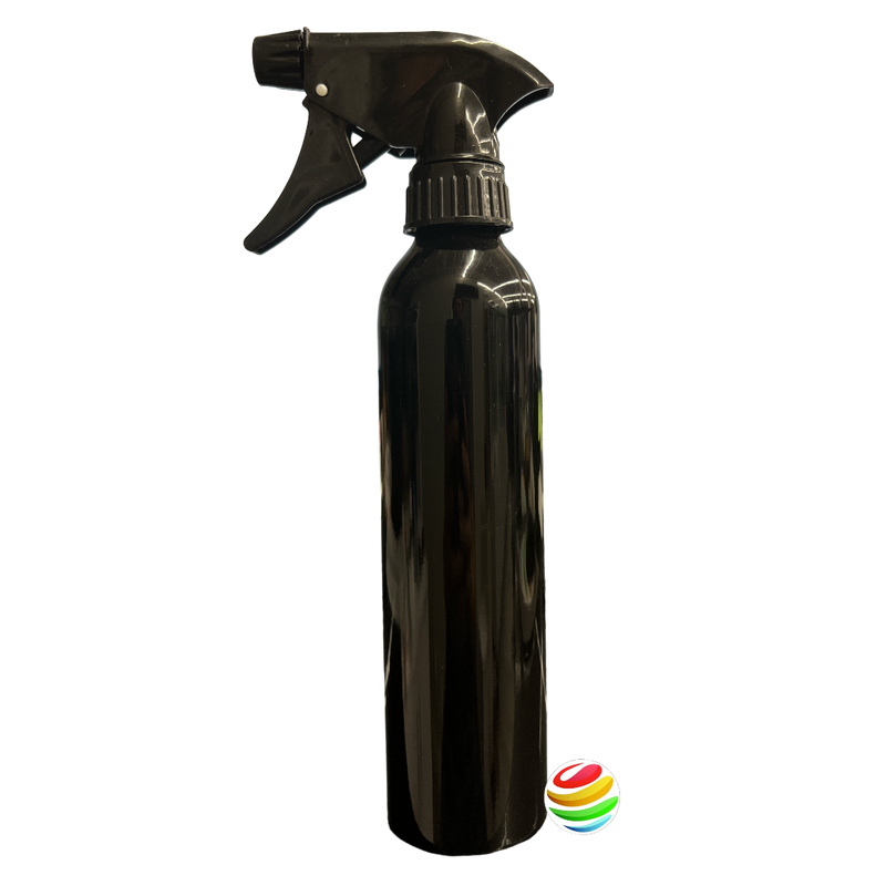 Aluminum Spray Bottle, 8 oz Black