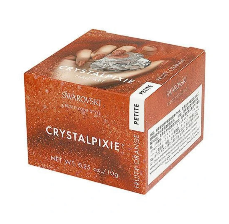 Swarovski CrystalPixie - Fruity Orange PETITE (Diamond Dust)