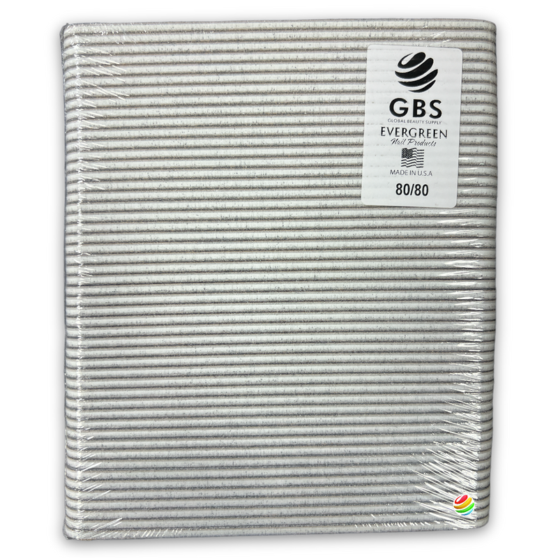 Nail File 7” 80/80 grit COARSE Zebra File 8500