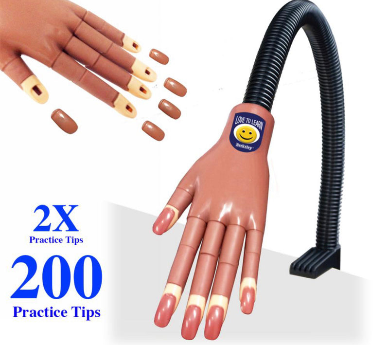 Practice (Mannequin) Hand / Deluxe Smooth Nail Traning Hand