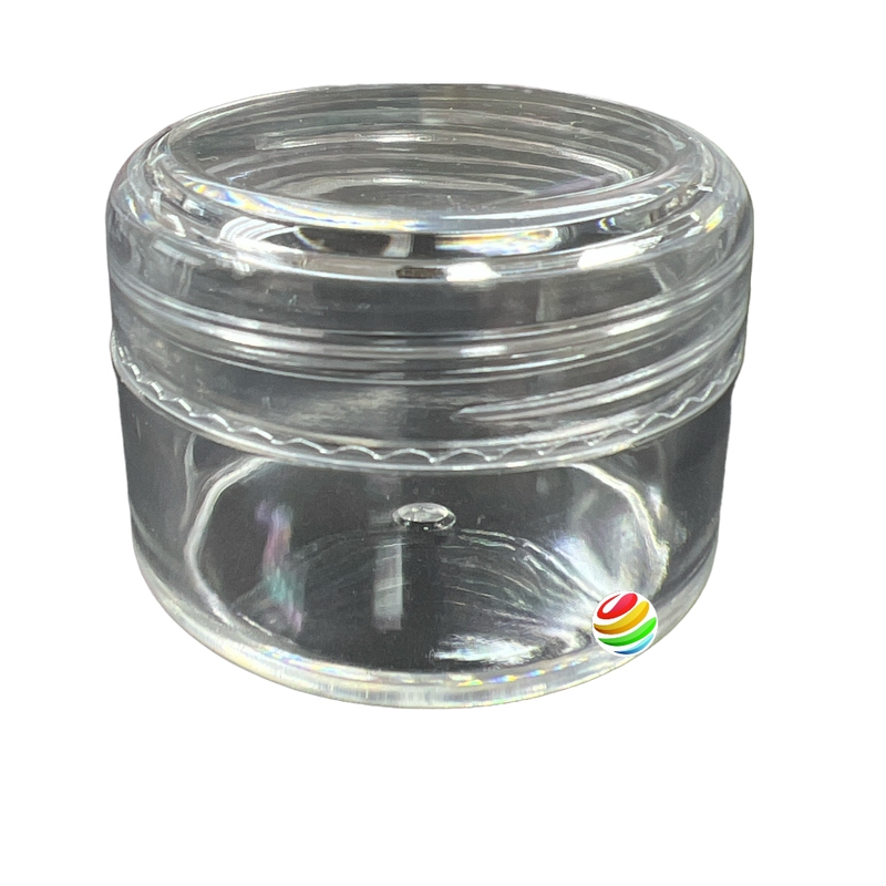 Clear PVC Jar 1/2 oz with Lid