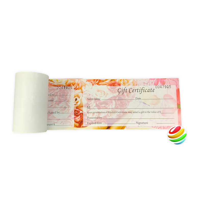 Gift Certificates 3, Envelope with 1 pc Pen For Salon, Spa