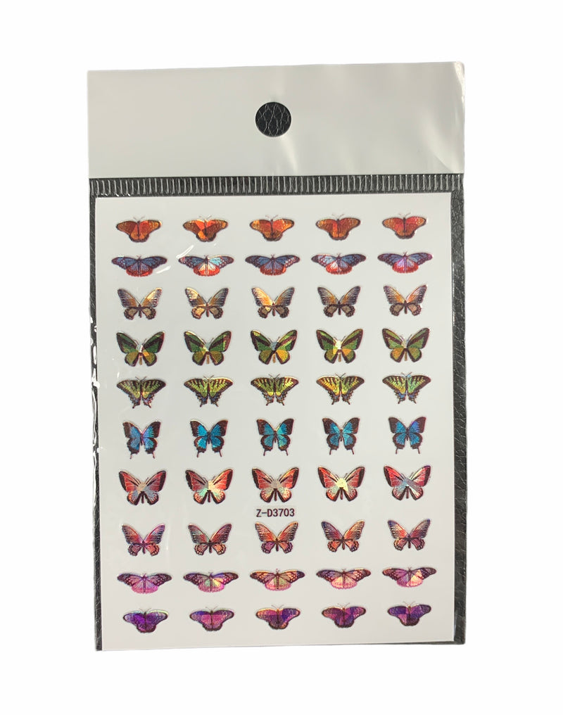 Butterflies Nail Sticker 9250-703