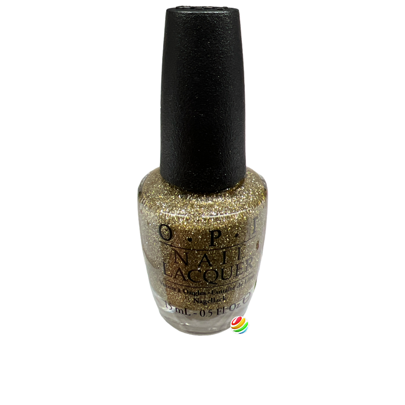 OPI Nail Lacquer HL E13- All Sparkly and Gold