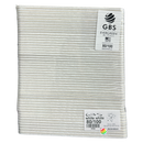 Nail File 7” 80/100 grit Coarse & Medium White-White File 8504