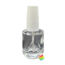 Empty Clear Nail Polish Bottle with Cap & Brush