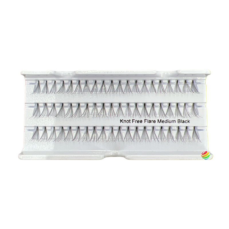 Flare Lashes - Natural Medium Flare Lash (Knot-Free Flares)